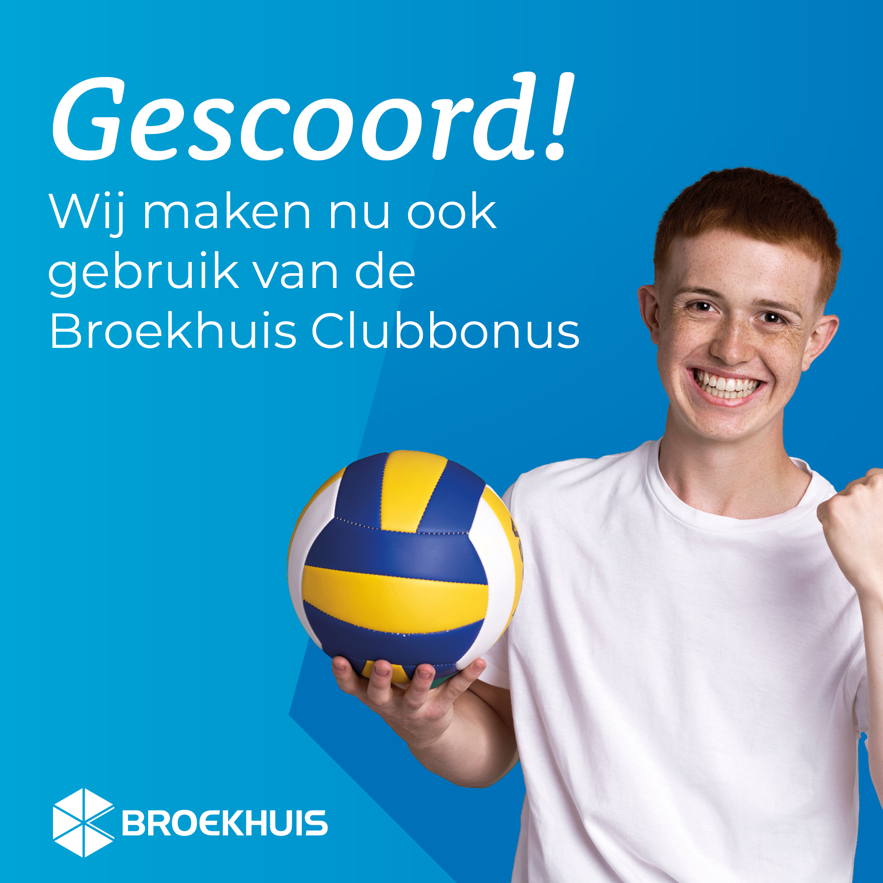 Ook EVV doet mee met de Broekhuis Clubbonus!